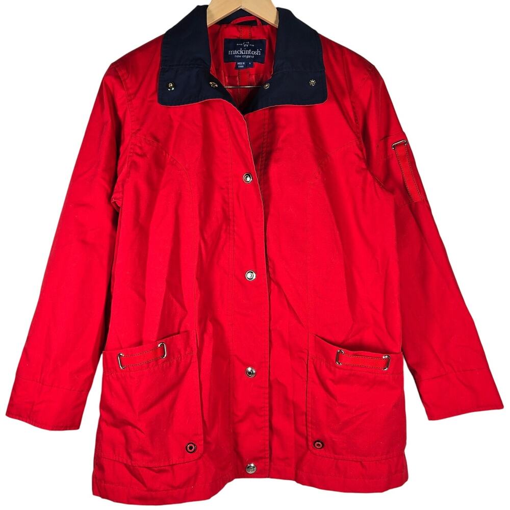 Mackintosh New England Red Button‎ Front Lightweight Jacket Size S